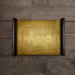 Поднос ROOMERS TABLEWARE 18294-54 - Antique brass/Cobolt blue — изображение 2