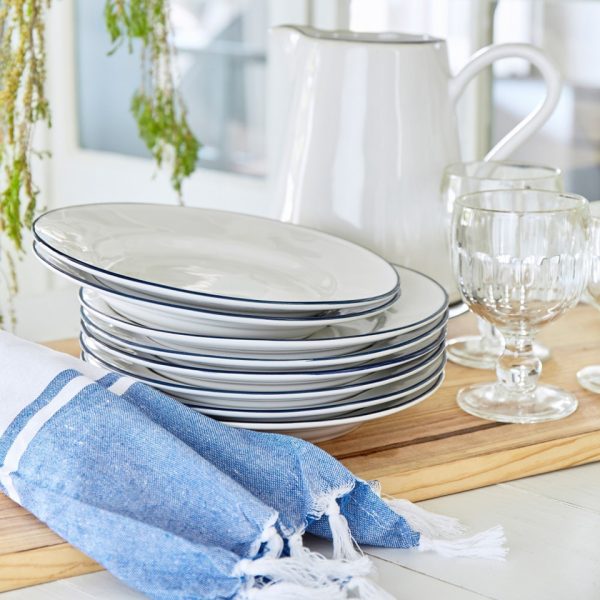 Тарелка Costa Nova ATP231-01112G(00721C) - white, blue — изображение 3