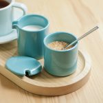 Набор: сахарница + молочник + ложечка LOVERAMICS C098-51AYE - Yellow — изображение 2