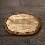 Поднос ROOMERS FURNITURE TR-746 - Antique golden base — изображение 2