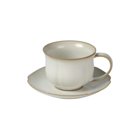 Чайная пара ROOMERS TABLEWARE L9756-SET2-CREAM