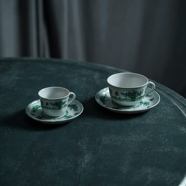 Кофейная пара LE COQ LANT032VD151010/LANT032VD152130 - white, green — изображение 2