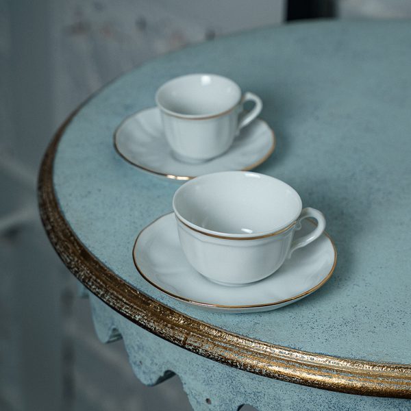 Кофейная пара LE COQ LANT007BI151010/LANT007BI152130 - white, gold — изображение 3