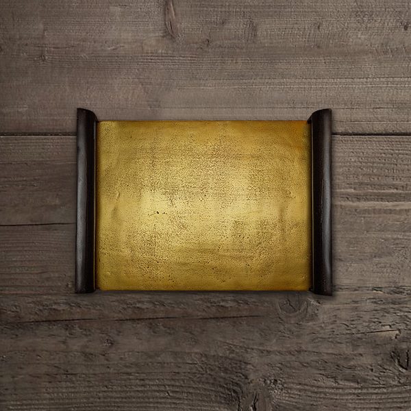 Поднос ROOMERS TABLEWARE 18294-43 - Antique brass/Cobolt blue — изображение 2