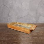 Поднос ROOMERS FURNITURE HD-AM-75 - Light burnt with ant. silver metal finish — изображение 2