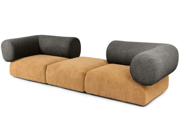 Диван Trevi коричневый, черный — изображение 2