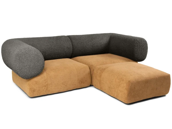 Диван Trevi коричневый, черный — изображение 2