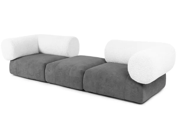 Диван Trevi серый, белый — изображение 2