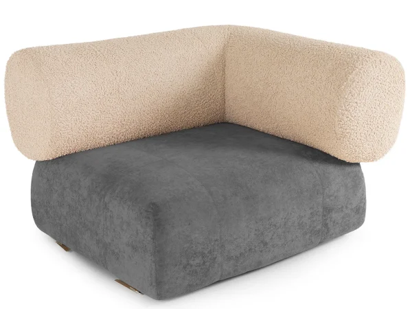 Завершение Trevi правое серый, бежевый — изображение 2