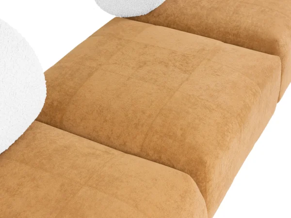 Диван Trevi коричневый, белый — изображение 3