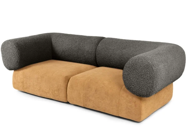 Диван Trevi коричневый, черный — изображение 2