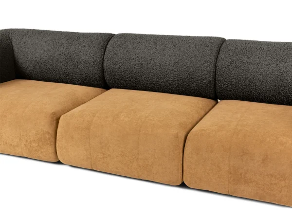 Диван Trevi коричневый, черный — изображение 3