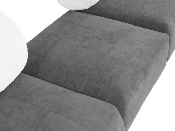 Диван Trevi серый, белый — изображение 3