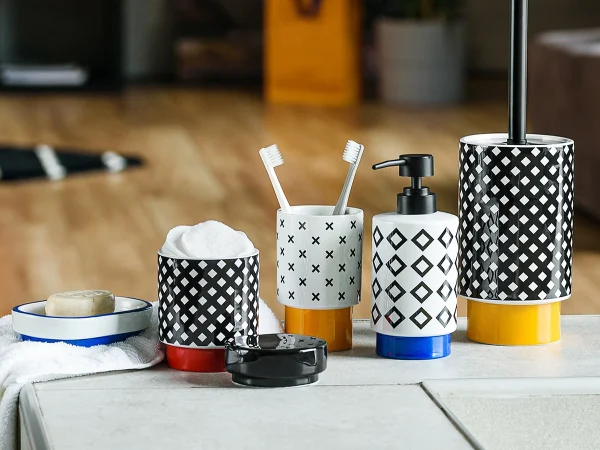 Туалетный ершик Memphis желтый — изображение 3