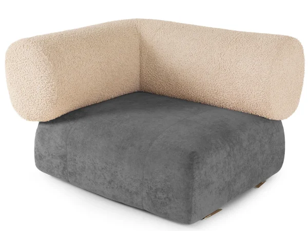 dc9e23abab7084903dc4a627d11f319e Завершение Trevi левое серый, бежевый — изображение 2