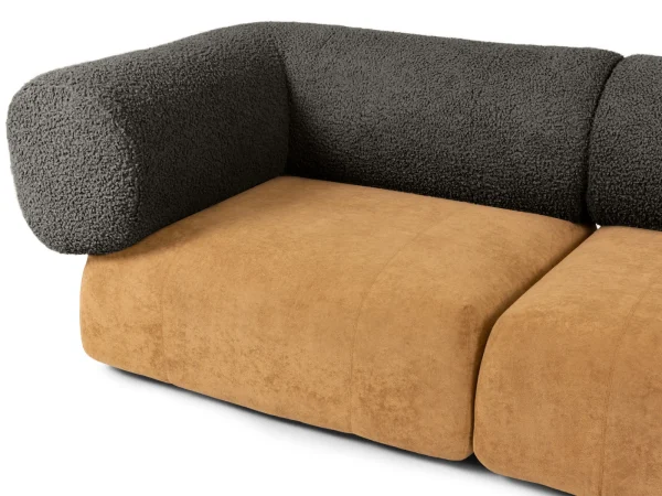 Диван Trevi коричневый, черный — изображение 3