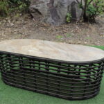 "Валенсия" журнальный столик из искусственного ротанга