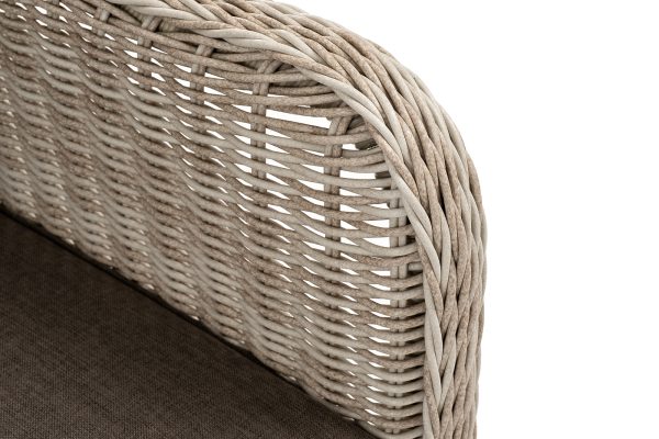 "Гляссе" кресло плетеное из искусственного ротанга, цвет бежевый — изображение 5