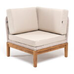 "Канны" угловой модуль плетеный из роупа