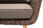 "Прованс" диван из искусственного ротанга трехместный, цвет коричневый — изображение 4