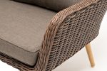 "Прованс" диван из искусственного ротанга трехместный, цвет коричневый — изображение 5