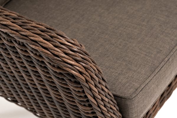 "Прованс" кресло из искусственного ротанга, цвет коричневый — изображение 4