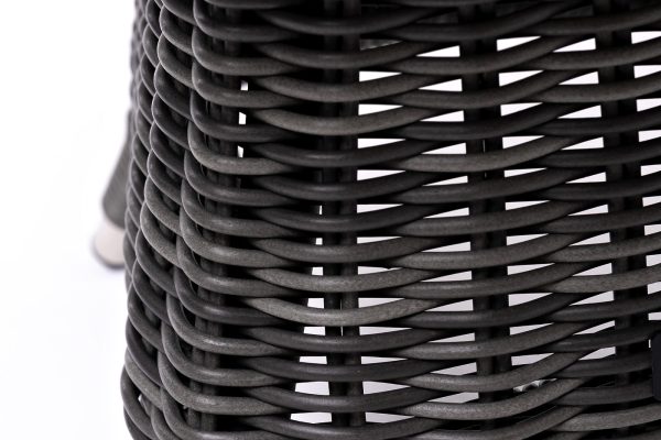 "Равенна" кофейный стол из искусственного ротанга, цвет графит — изображение 4