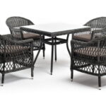 "Сицилия" обеденная группа плетеная