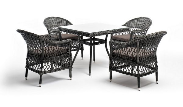 "Сицилия" обеденная группа плетеная