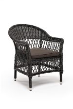 "Сицилия" плетеный стул из искусственного ротанга, цвет графит — изображение 3