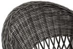 "Сицилия" плетеный стул из искусственного ротанга, цвет графит — изображение 5