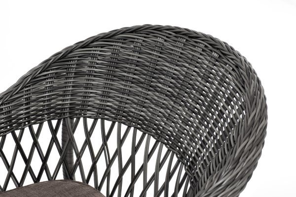 "Эспрессо–150 S" обеденная группа плетеная, цвет графит — изображение 5