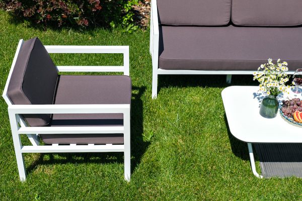 "Эстелья" кресло интерьерное, каркас из алюминия — изображение 4