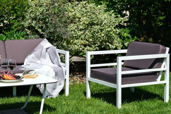 "Эстелья" кресло интерьерное, каркас из алюминия — изображение 5