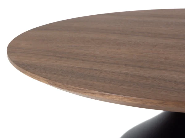 Столик журнальный Lemosab major черный, орех — изображение 2