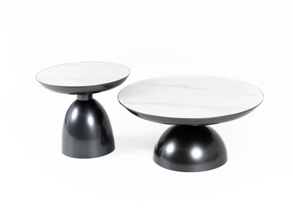 Столик журнальный Nofon major белый, черный — изображение 3