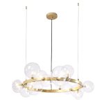 Люстра Crystal Lux AGATA SP15 V2 GOLD/TRANSPARENTE — изображение 3