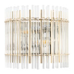Бра Crystal Lux AURELIO AP2 GOLD+CHROME/TRANSPARENT
