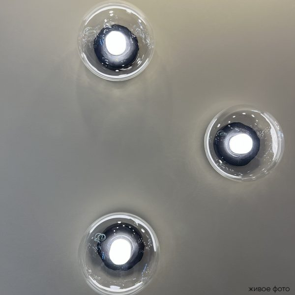 Бра Crystal Lux BOSQUE AP1 BLACK/TRANSPARENT — изображение 2