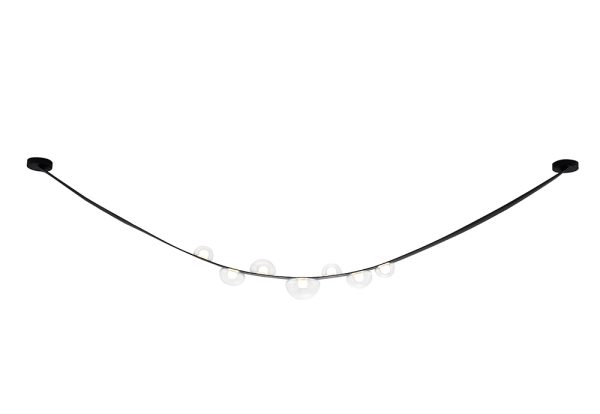 Светильник подвесной Crystal Lux BOSQUE SP7 L3000 BLACK/TRANSPARENT — изображение 2