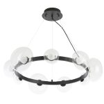 Люстра Crystal Lux BOSQUE SP9 BLACK/TRANSPARENT — изображение 3