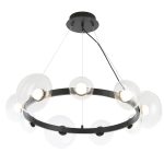 Люстра Crystal Lux BOSQUE SP9 BLACK/TRANSPARENT — изображение 2