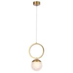 Светильник подвесной Crystal Lux CAROLINA SP1 V1 BRASS — изображение 2