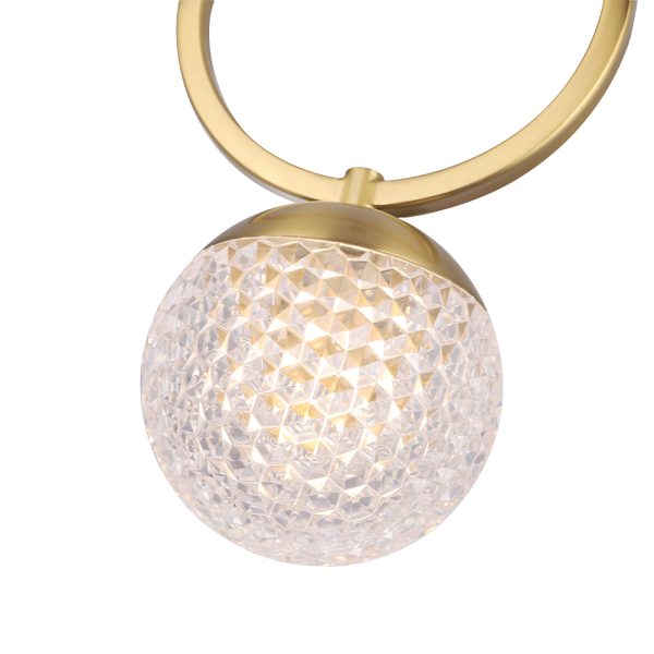 Светильник подвесной Crystal Lux CAROLINA SP1 V1 BRASS — изображение 3