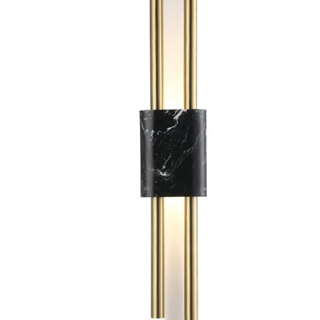 Бра Crystal Lux CARTA AP6W LED BLACK/BRASS