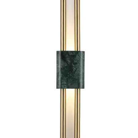 Бра Crystal Lux CARTA AP6W LED GREEN/BRASS
