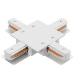 Соединитель X-образный (однофазный) для встраиваемого шинопровода Crystal Lux CLT 0.2211 04 WH — изображение 2