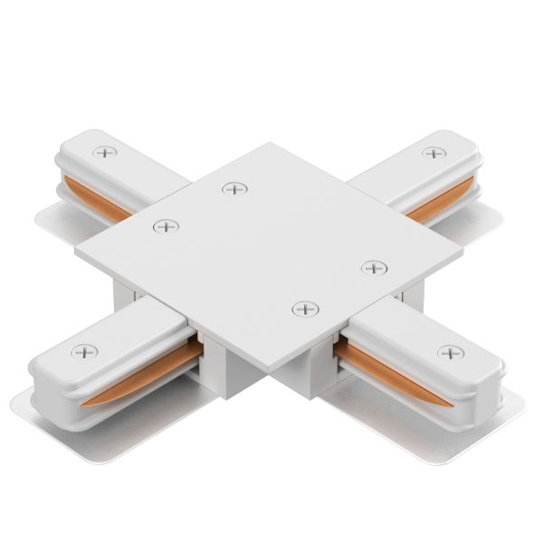 CLT_0.2211_04_WH_2 Соединитель X-образный (однофазный) для встраиваемого шинопровода Crystal Lux CLT 0.2211 04 WH — изображение 2