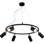 Светильник подвесной Crystal Lux CLT 015C6 D600 BL