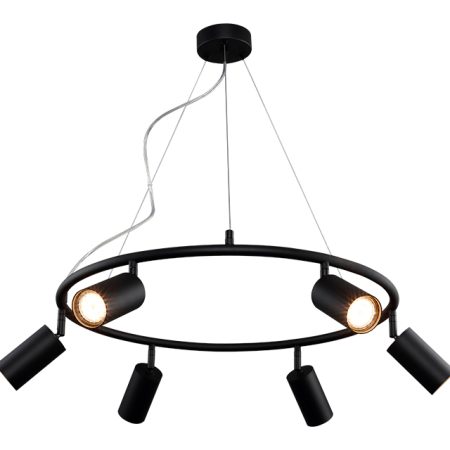 Светильник подвесной Crystal Lux CLT 015C6 D600 BL